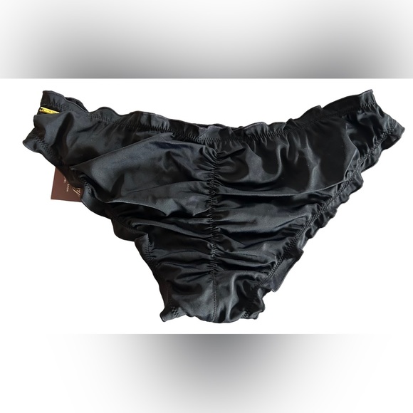 SMART & SEXY low rise black very cheeky bikini bottom size medium NWT - Picture 2 of 3